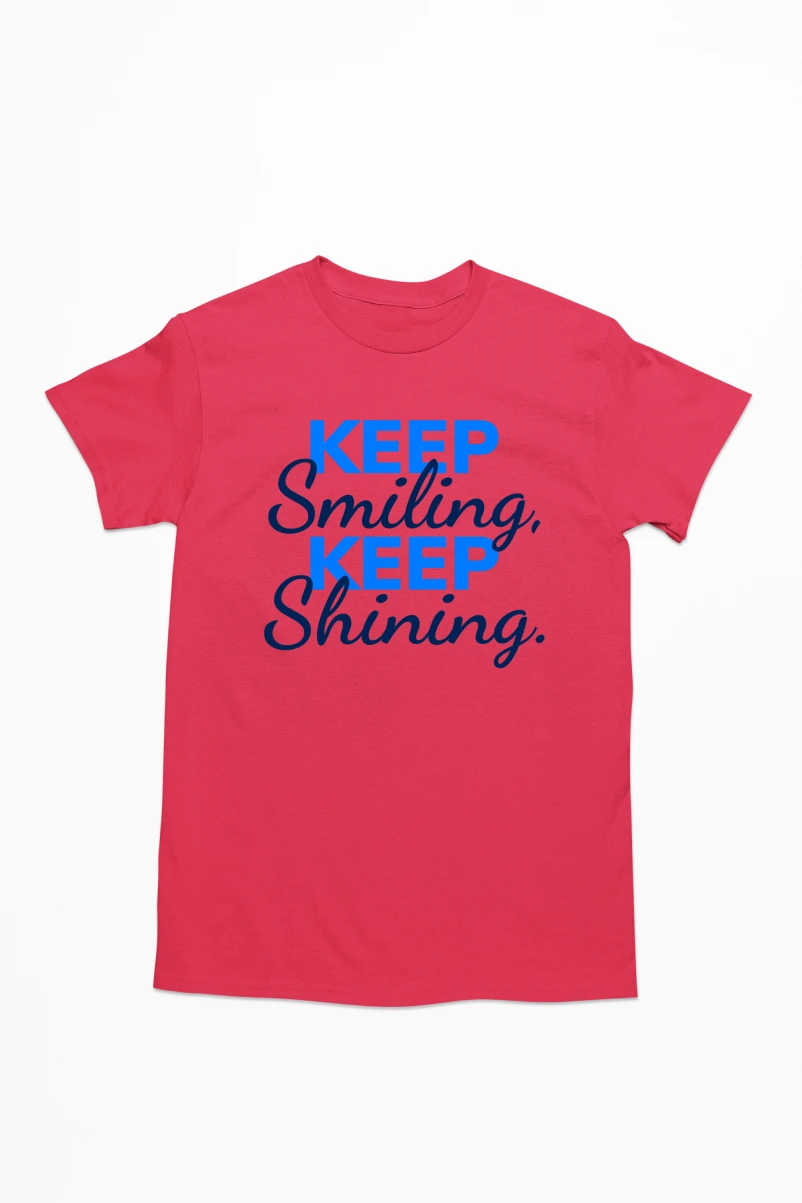 Keep Smiling Keep Shining v2 Men's Tshirt