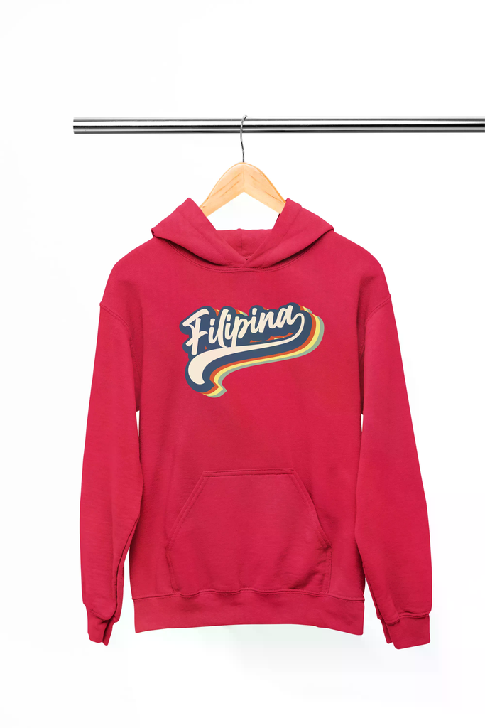 Filipina Text Art Hoodie