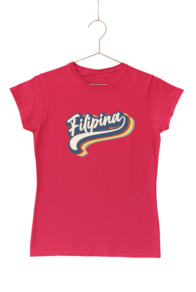Filipina Text Art Women Tshirt