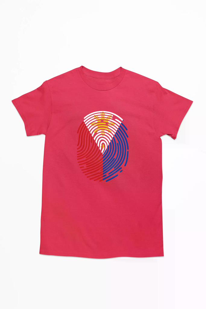 Fingerprint Filipino Art Men's Tshirt