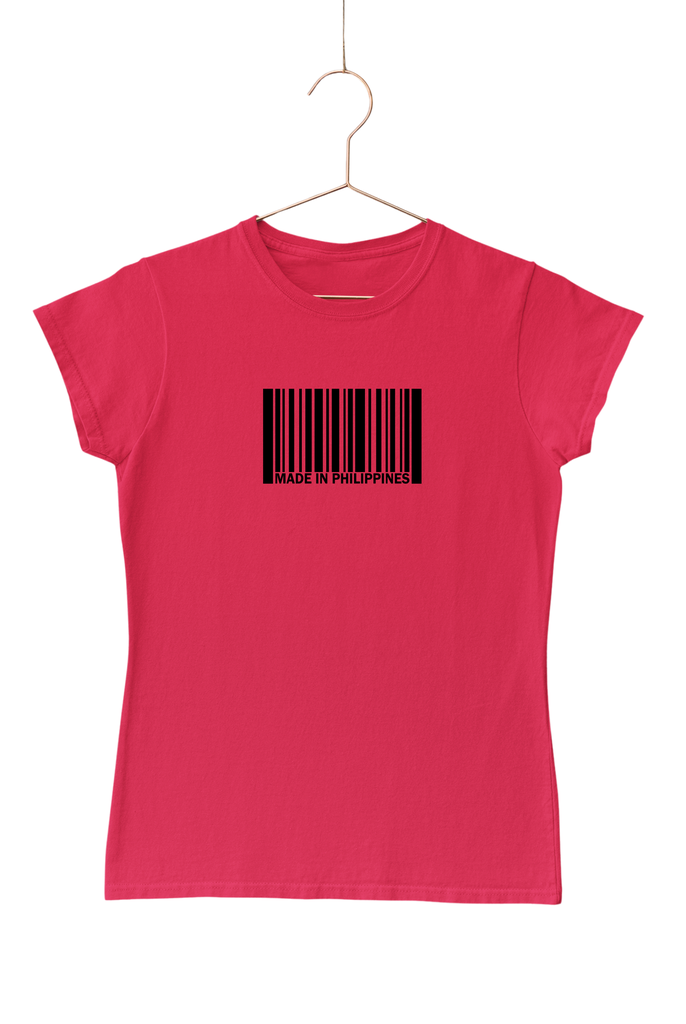 Made in Philippines Barcode Women's Tshirt