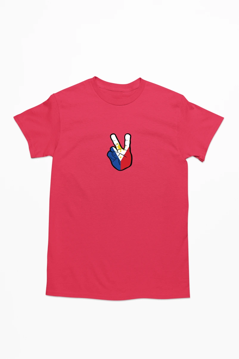 Pinoy Peace Sign Men's Tshirt