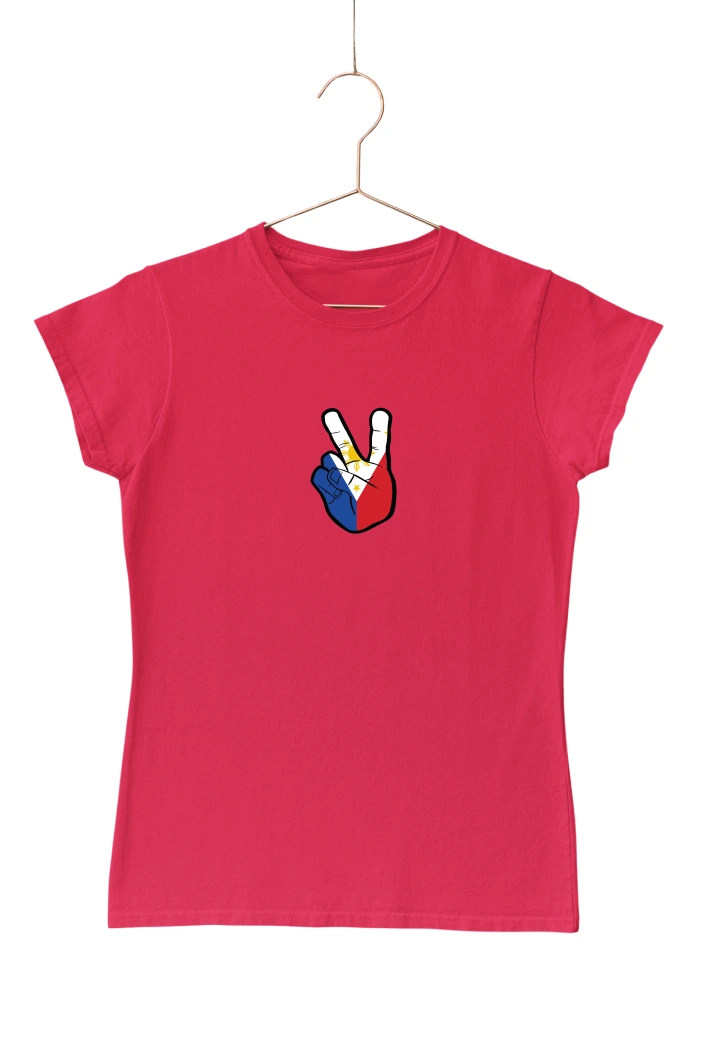 Pinoy Peace Sign Women's Tshirt