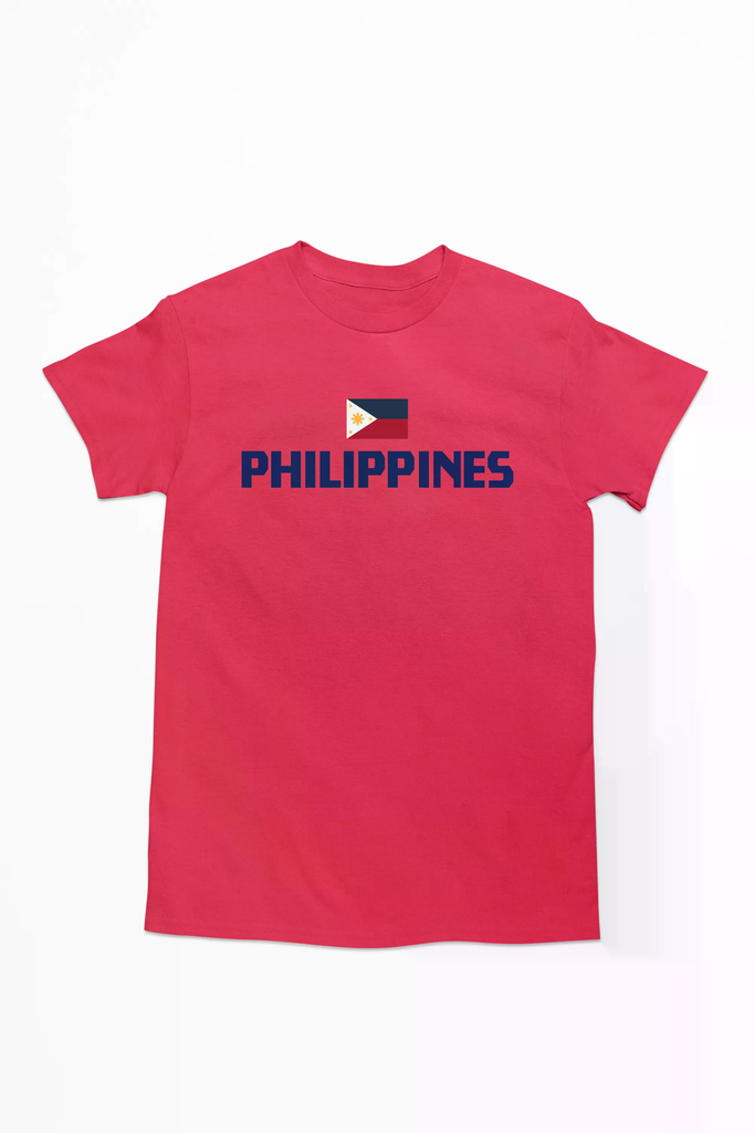 Philippines with Flag Men's Tshirt