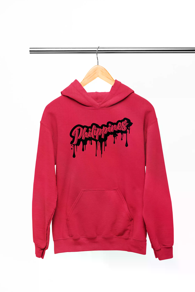 Philippines Black Graffiti Hoodie