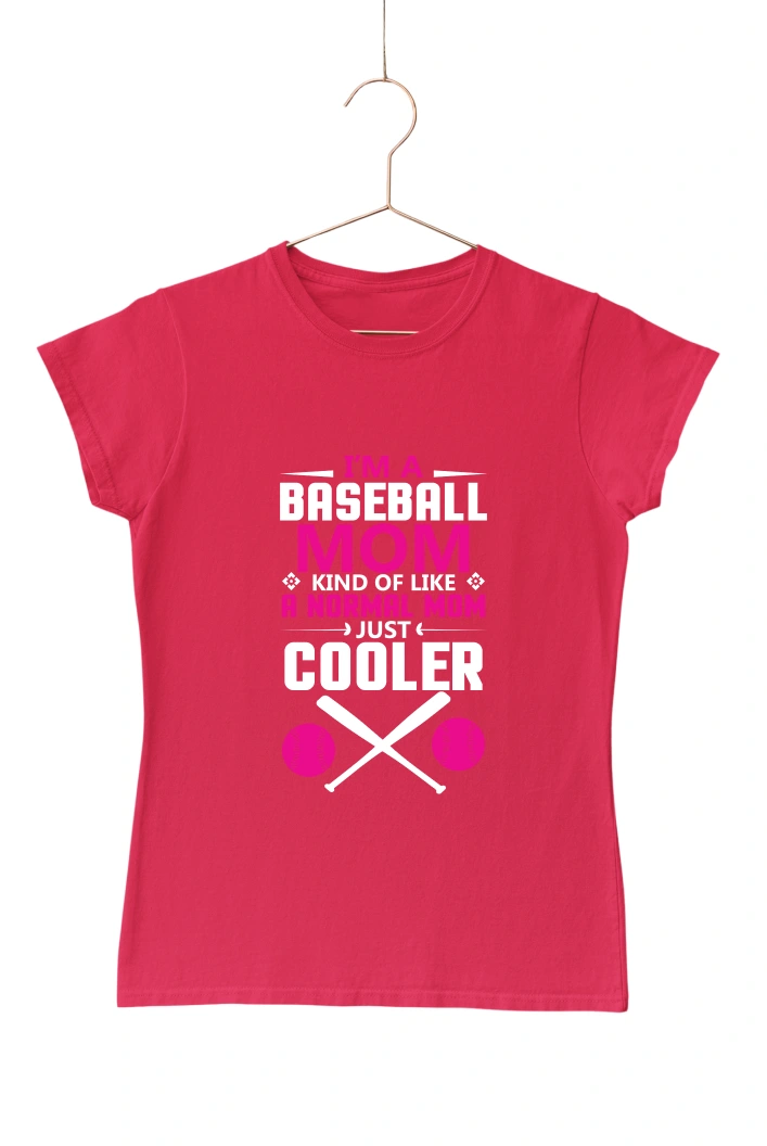 I'm a Baseball Mom Women's Tshirt