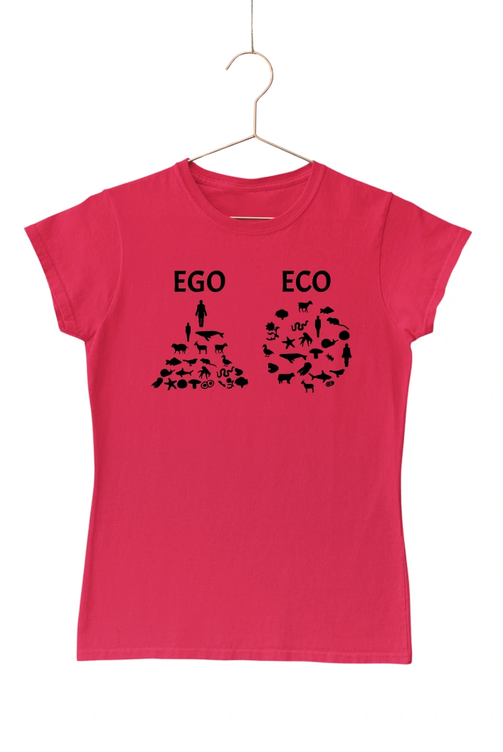 Ego Eco Women's Tshirt (Red, S)