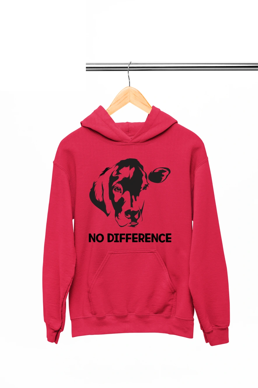 No Difference Hoodie (Red, S)
