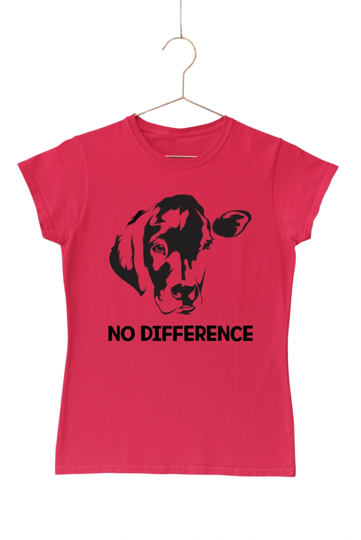No Difference Women's Tshirt (Red, S)