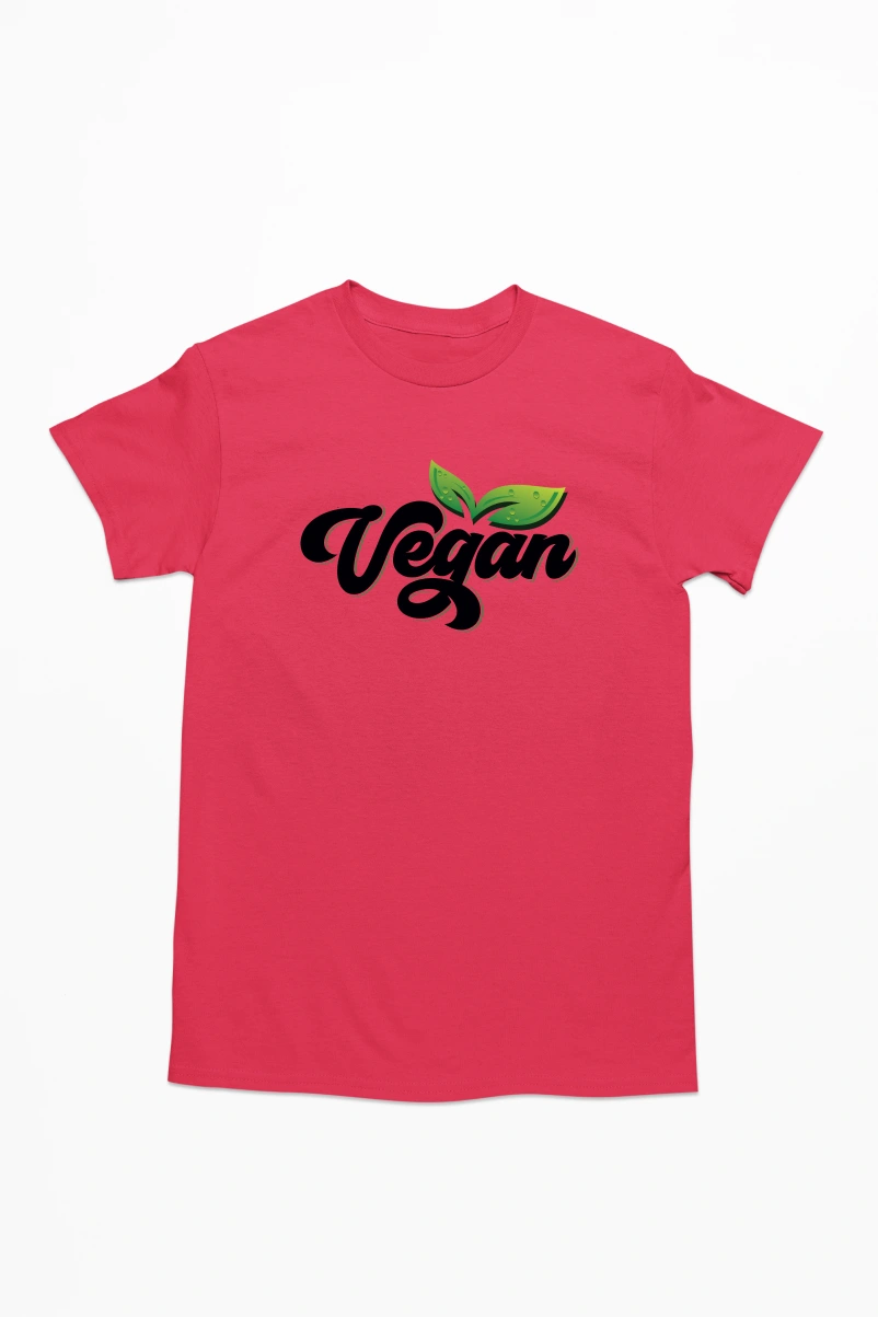 Vegan Ver.3 Men's Tshirt (Red, S)