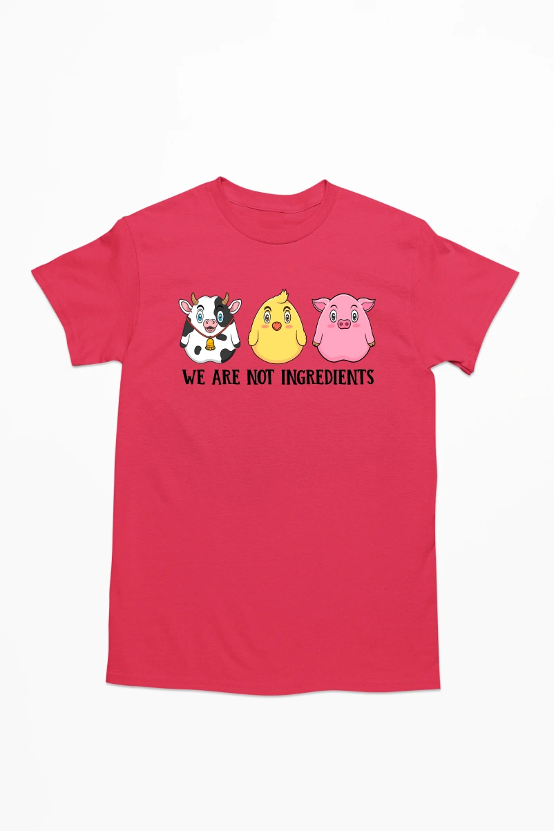 We are Not Ingridients Men's Tshirt (Red, S)