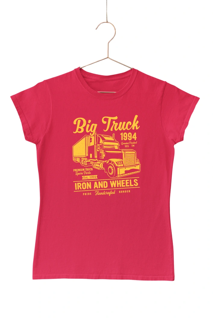 Big Truck 1994 Iron and Wheels Women's Tshirt