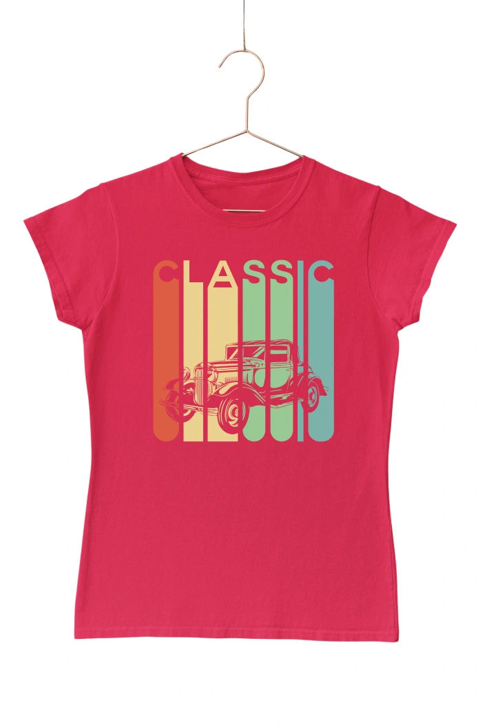 Classic Women's Tshirt (Red, S)