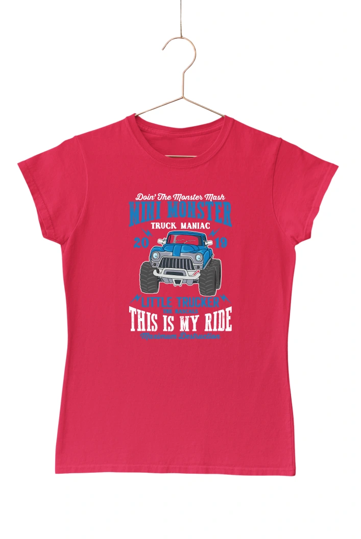 Doin the Monster Mash Women's Tshirt (Red, S)