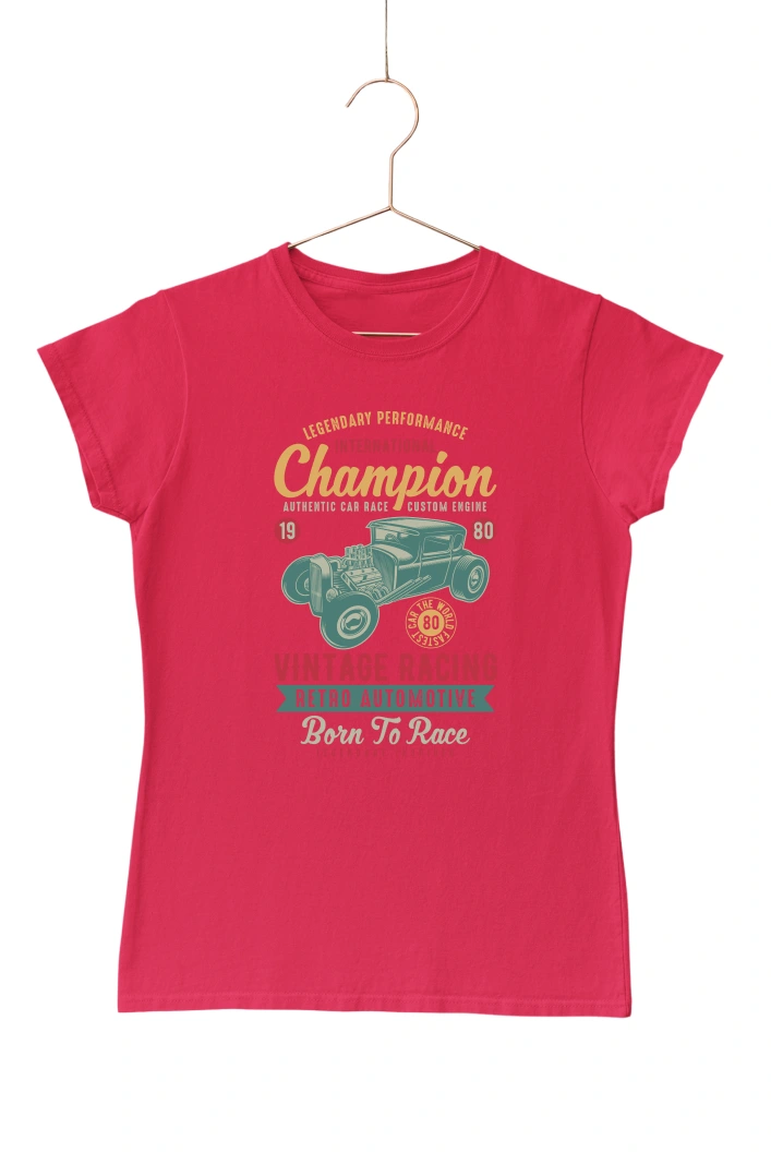 Legendary Performance International Champion Women's Tshirt (Red, S)