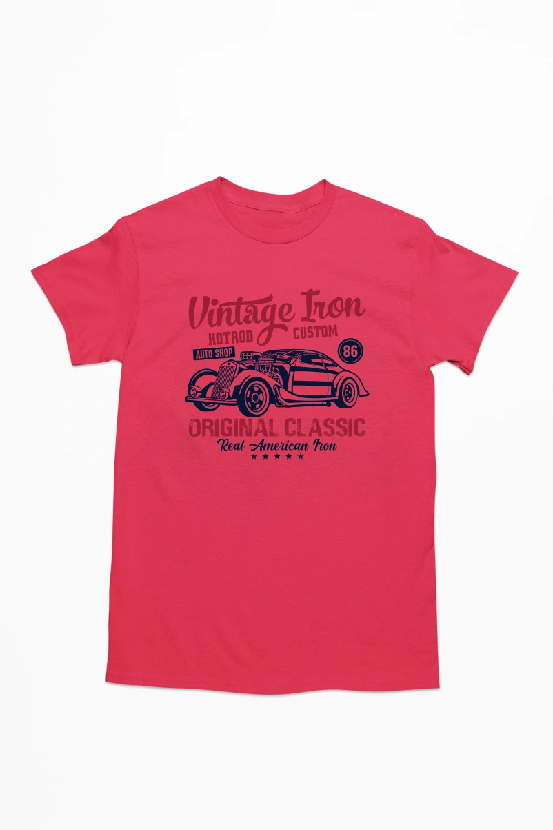 Vintage Iron Hotrod Custom Men's Tshirt