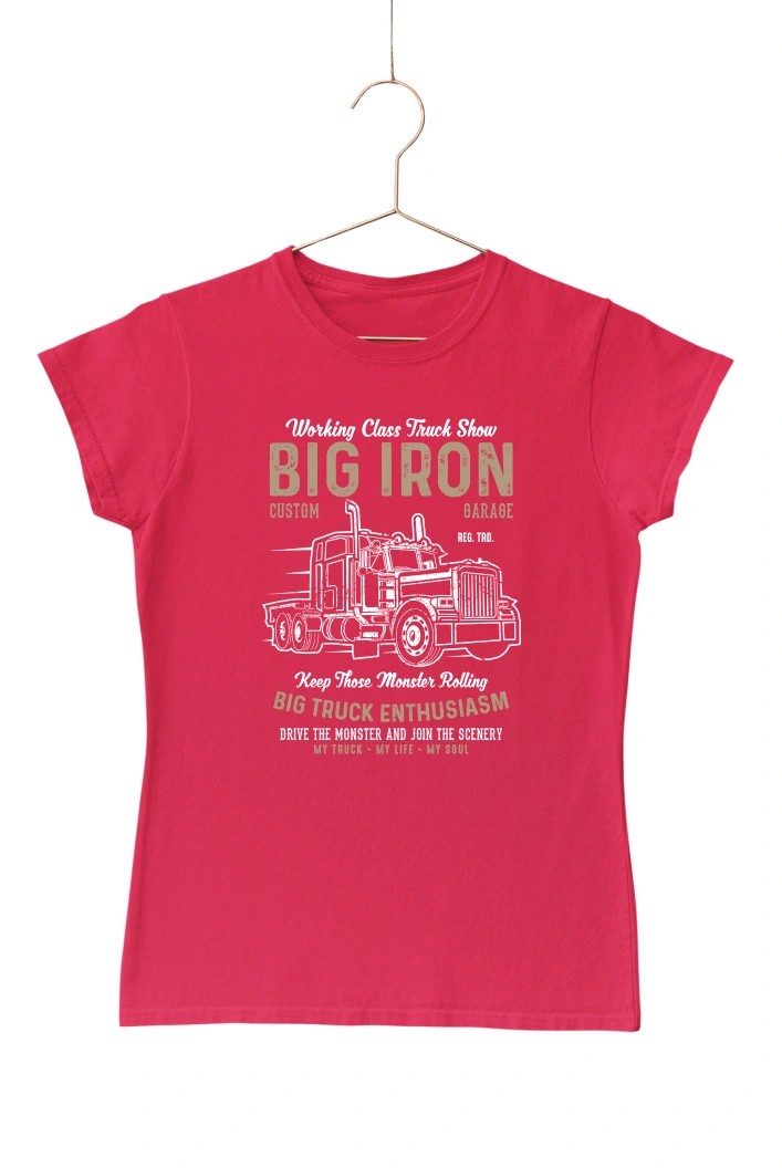 Working Class Truck Show Big Iron Women's Tshirt