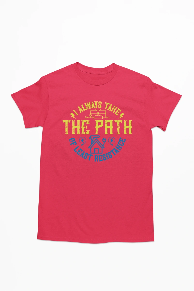 I Always Take The Path Men's Tshirt