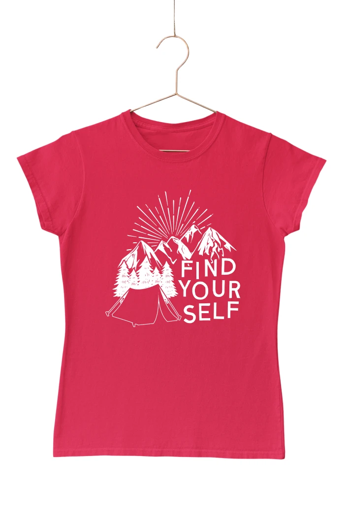Find Yourself Women's Tshirt (Red, S)