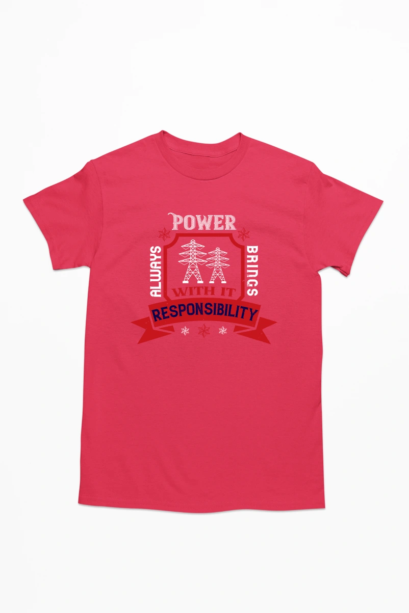 Power Men's Tshirt (Red, S)