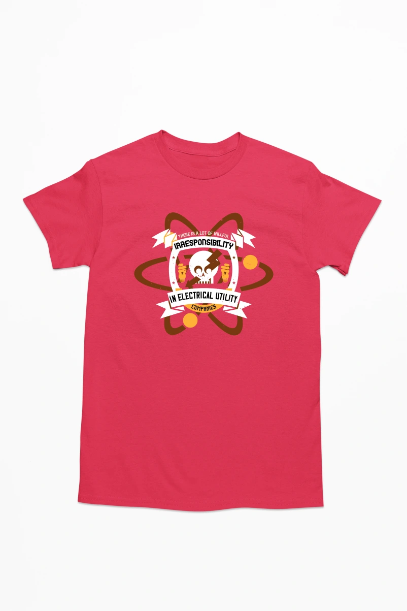 There is a Lot of Willful Irresponsibility Men's Tshirt (Red, S)