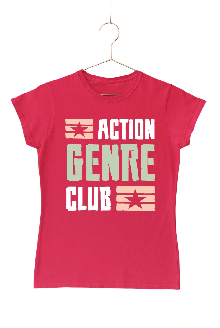 Action Genre Club Women's Tshirt (Red, S)