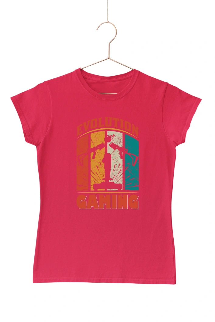 Evolution Gaming Women's Tshirt (Red, S)