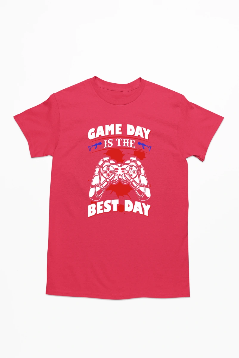 Game Day is the Best Day Men's Tshirt (Red, S)