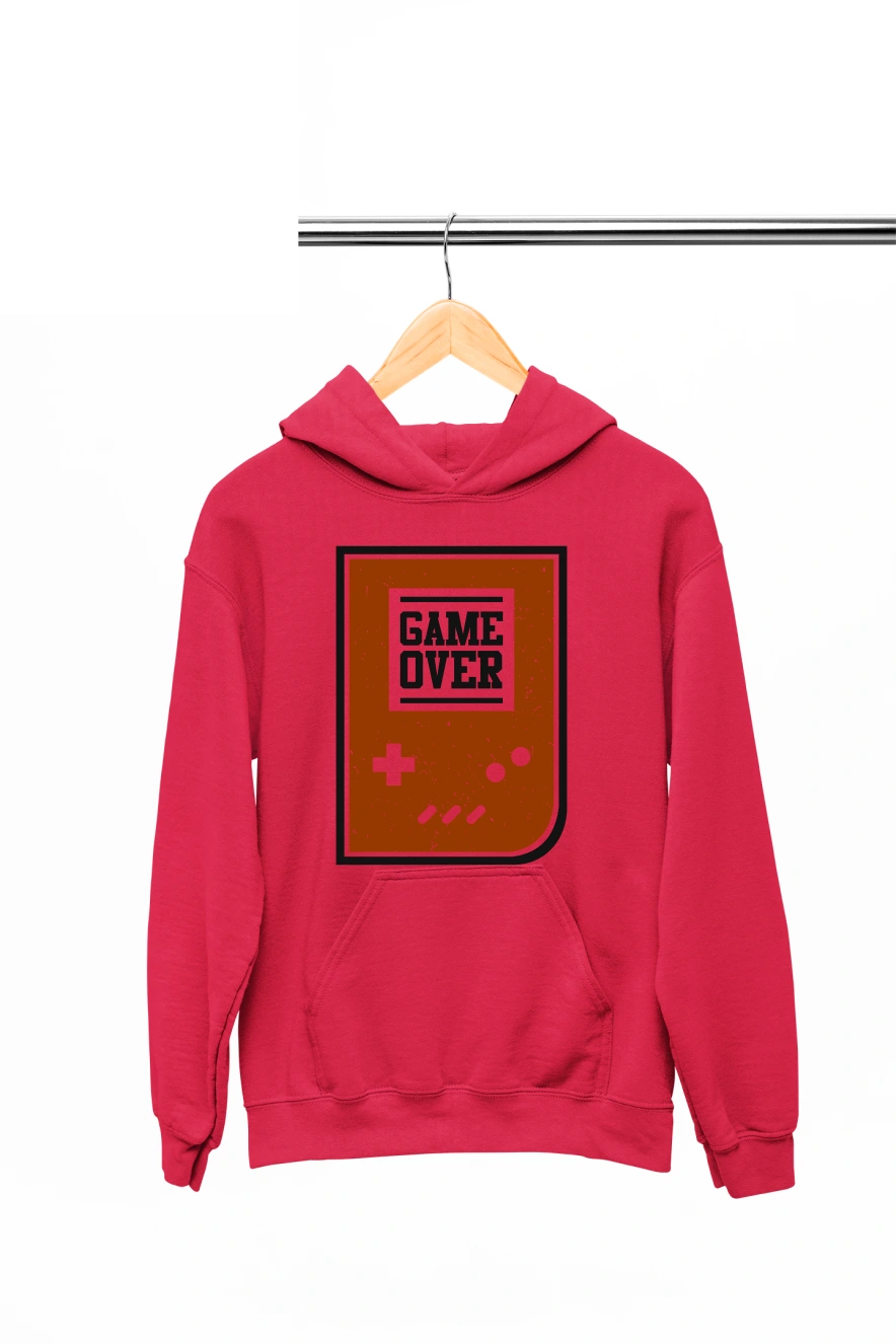 Game Over Ver.2 Hoodie (Red, S)