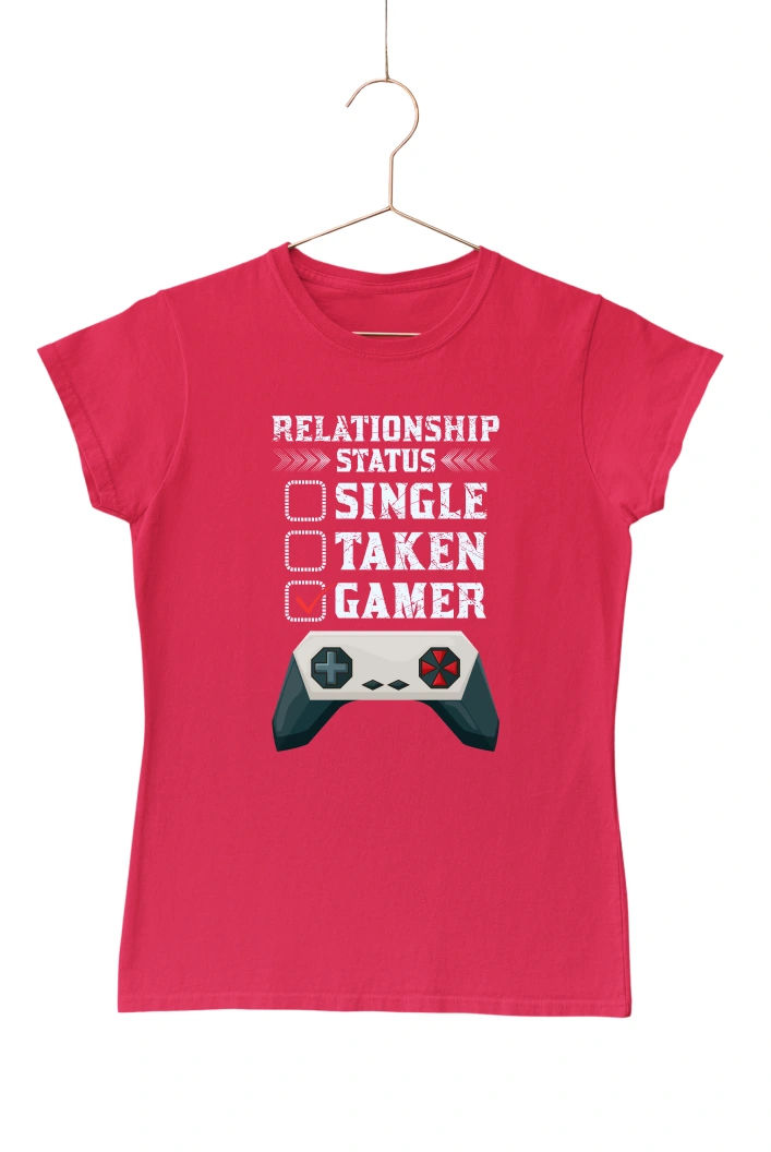 Gamer Women's Tshirt (Red, S)