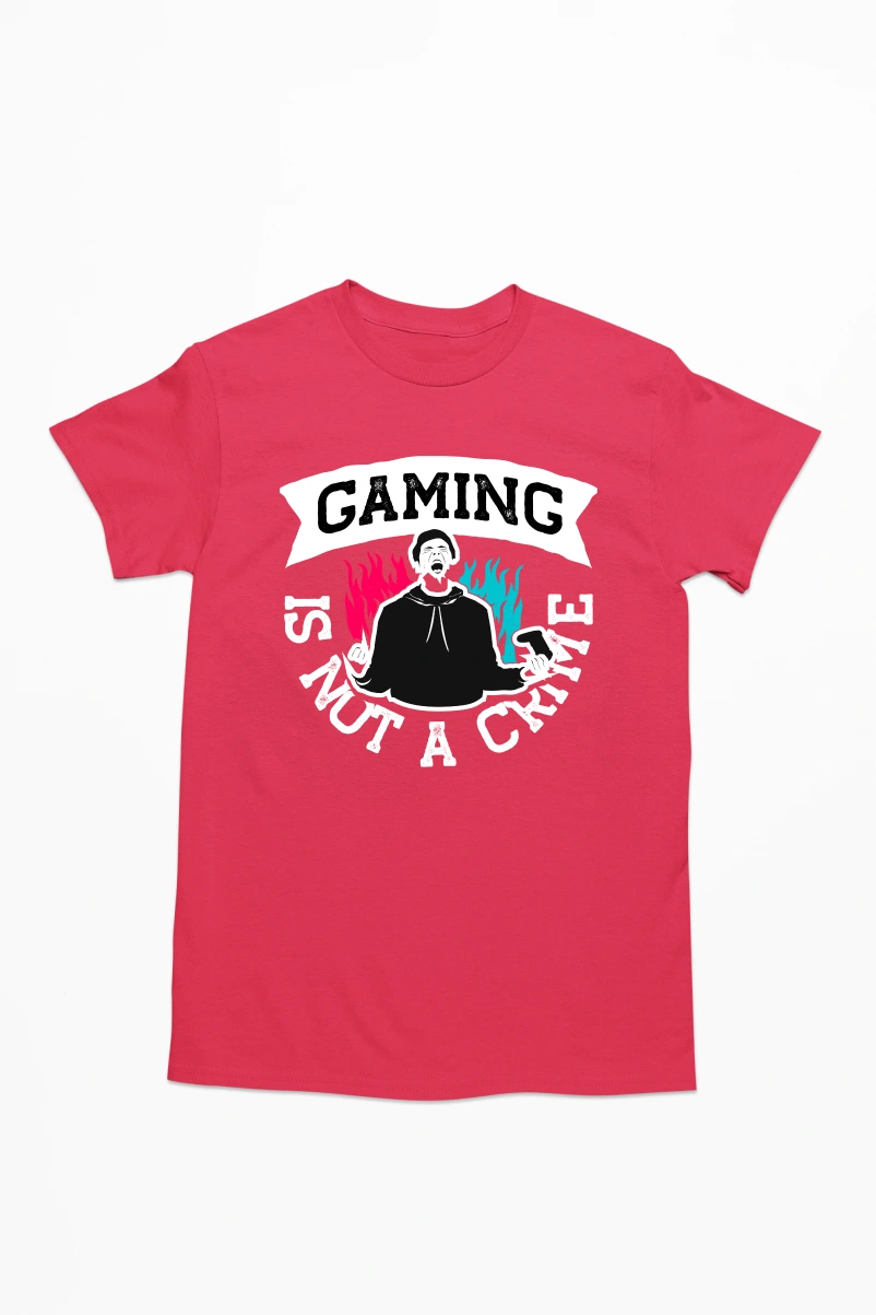 Gaming is Not a Crime Men's Tshirt