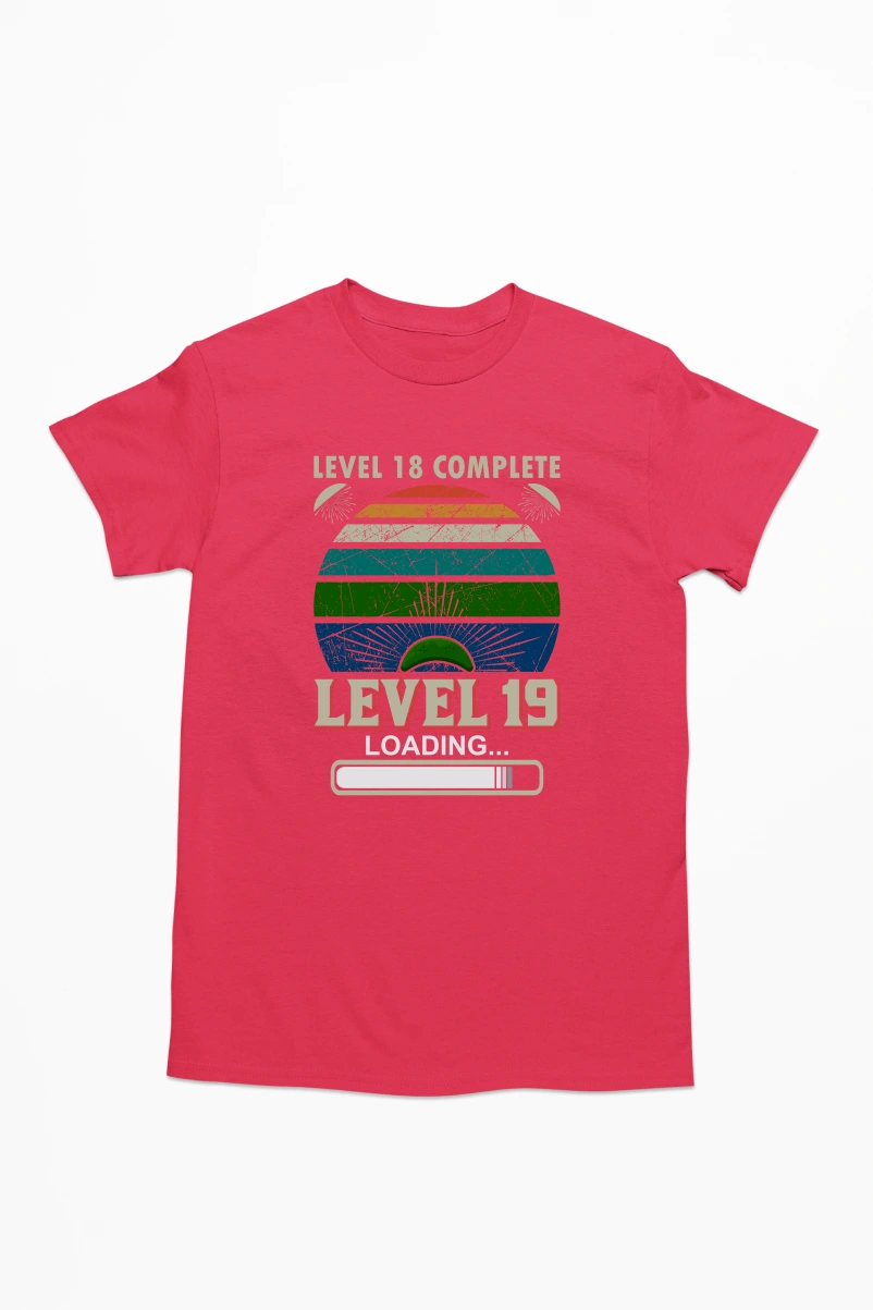 Level 18 Complete Men's Tshirt (Red, S)