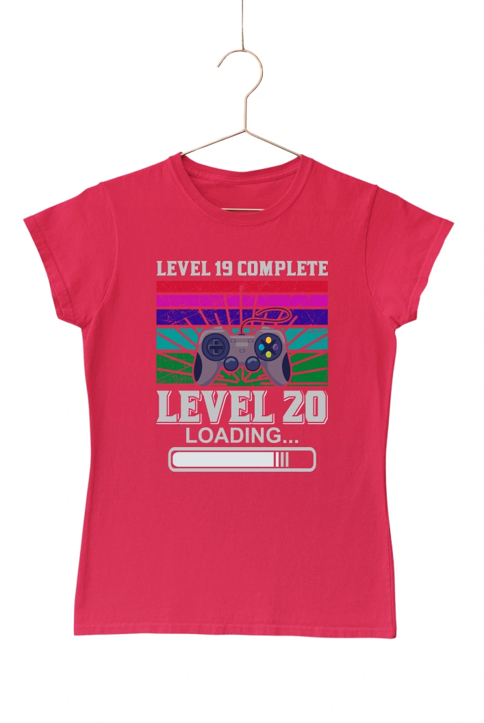 Level 19 Complete Women's Tshirt (Red, S)