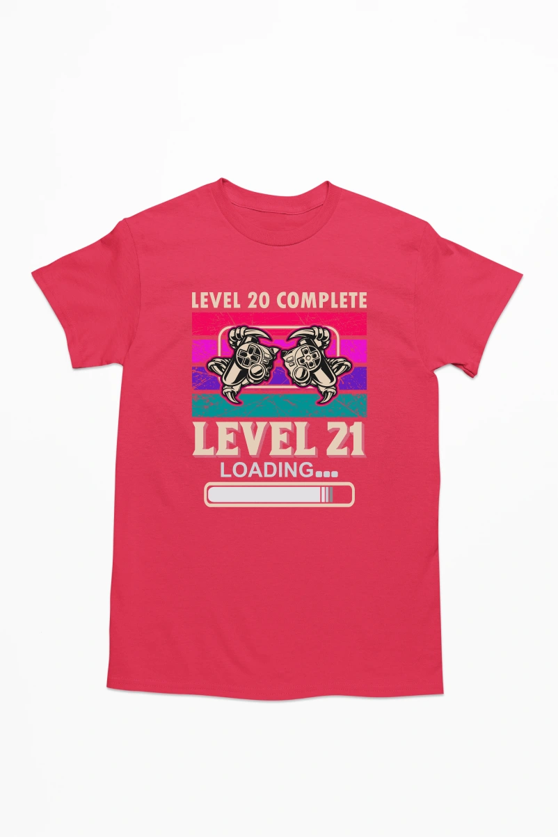 Level 20 Complete Men's Tshirt (Red, S)