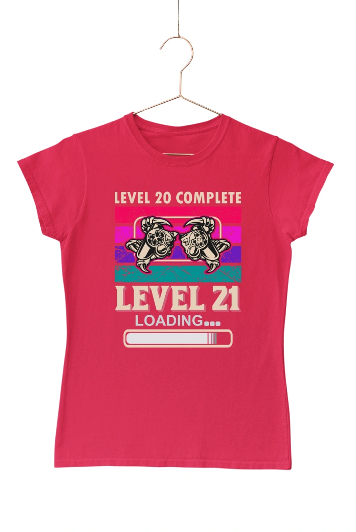 Level 20 Complete Women's Tshirt (Red, S)