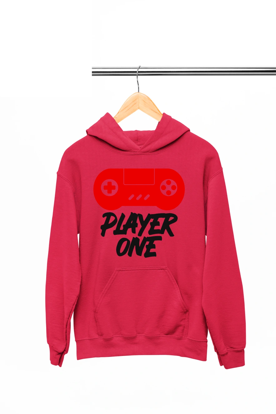 Player One Hoodie (Red, S)