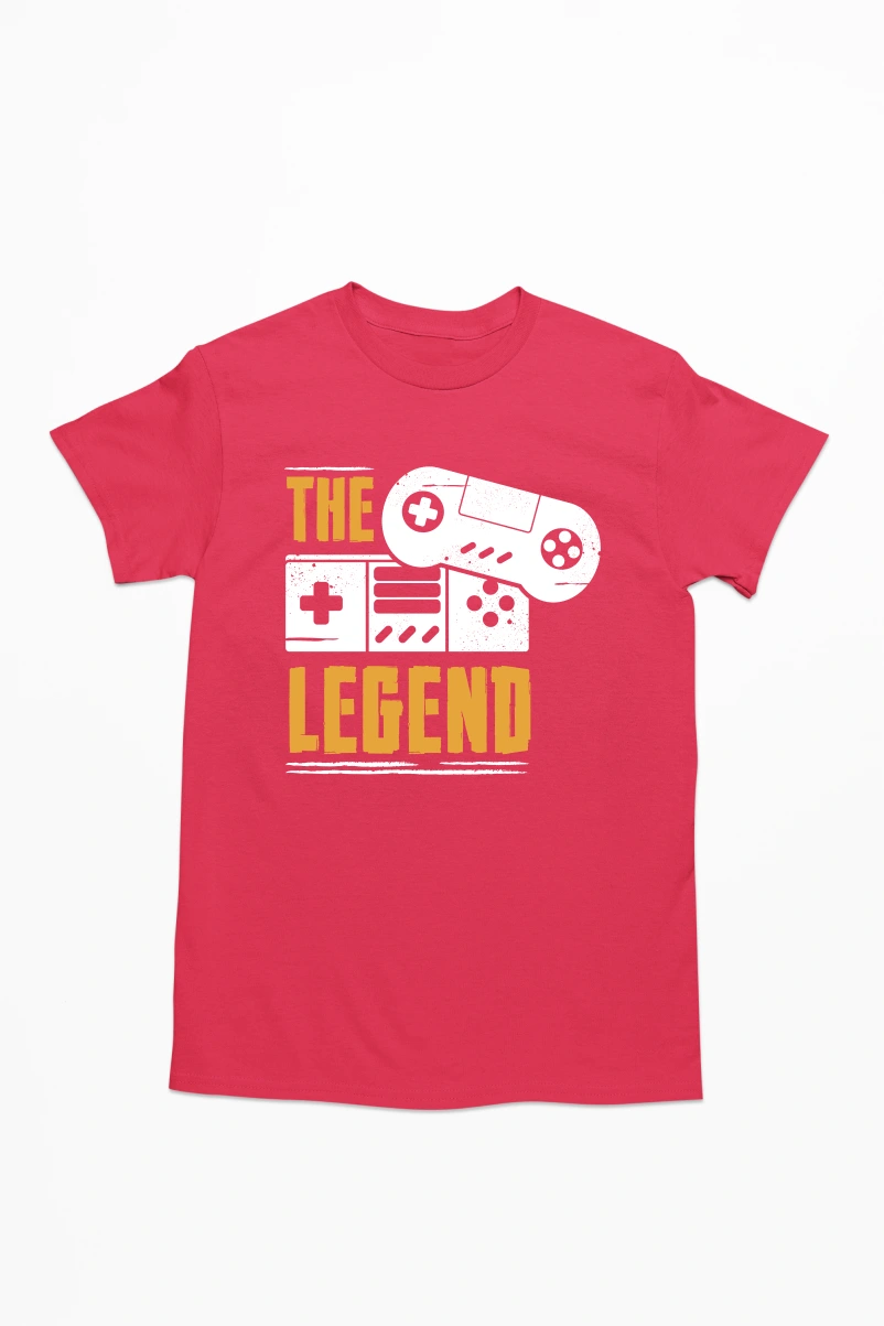 The Legend Men's Tshirt (Red, S)