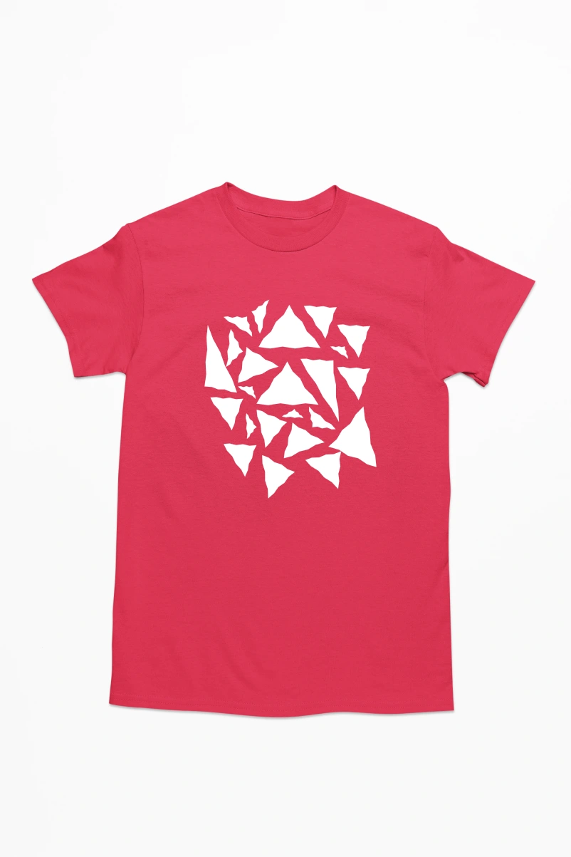Geometry Ver.10 Men's Tshirt (Red, S)