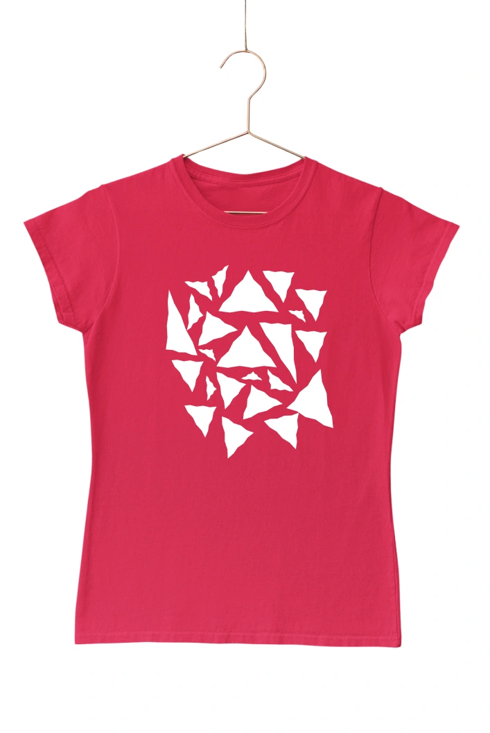 Geometry Ver.10 Women's Tshirt (Red, S)