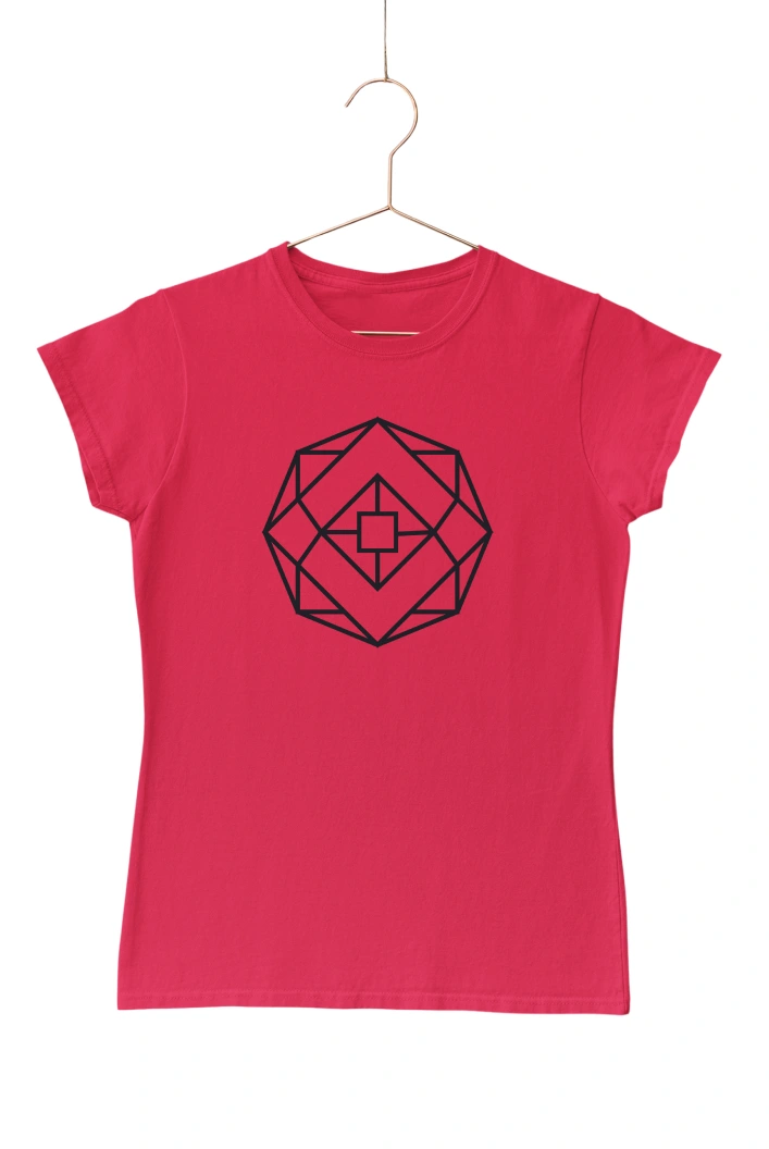 Geometry Ver.12 Women's Tshirt (Red, S)