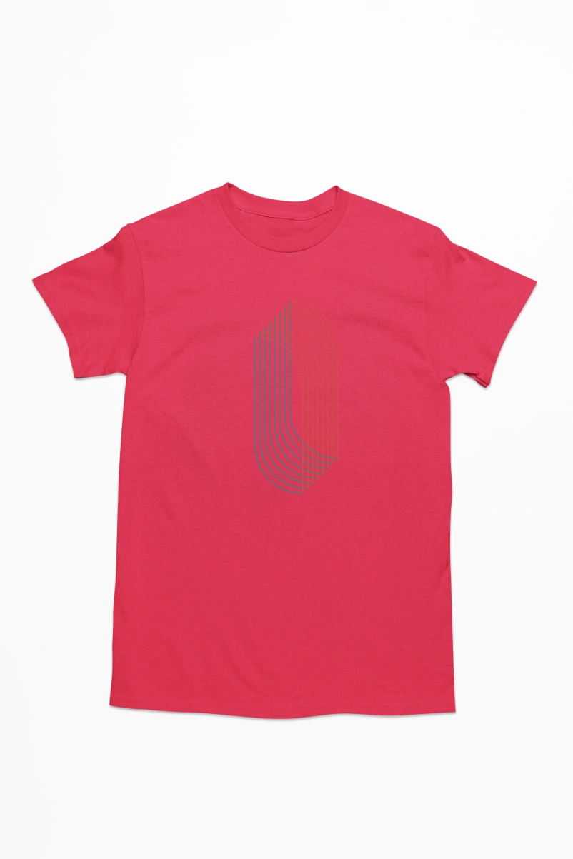 Geometry Ver.15 Men's Tshirt (Red, S)