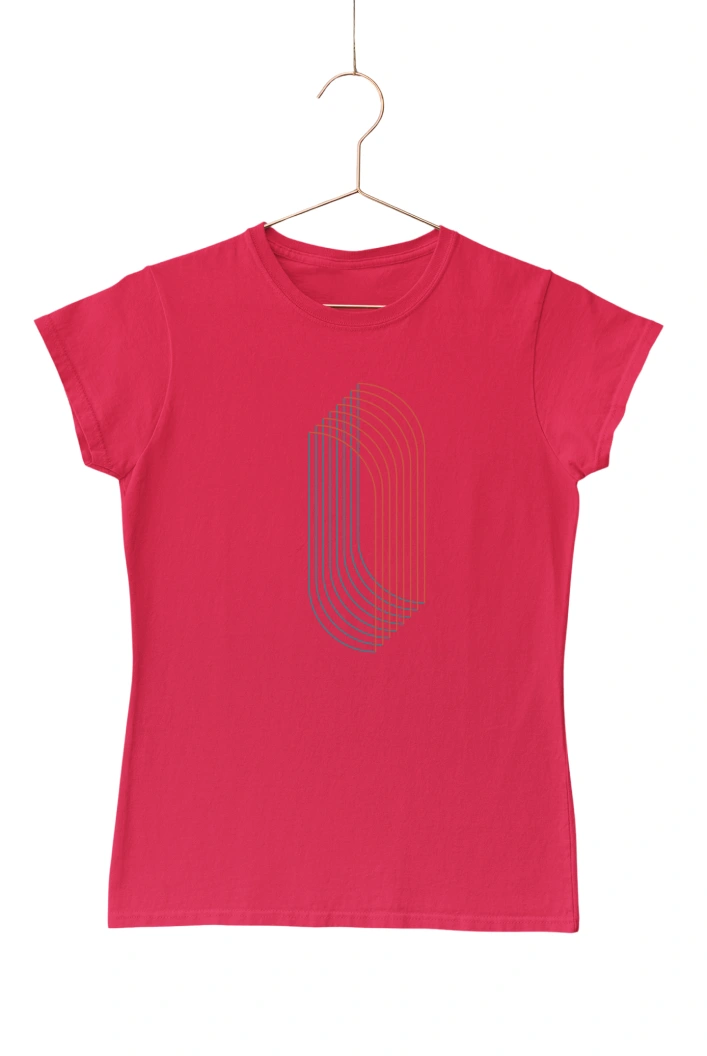 Geometry Ver.15 Women's Tshirt (Red, S)