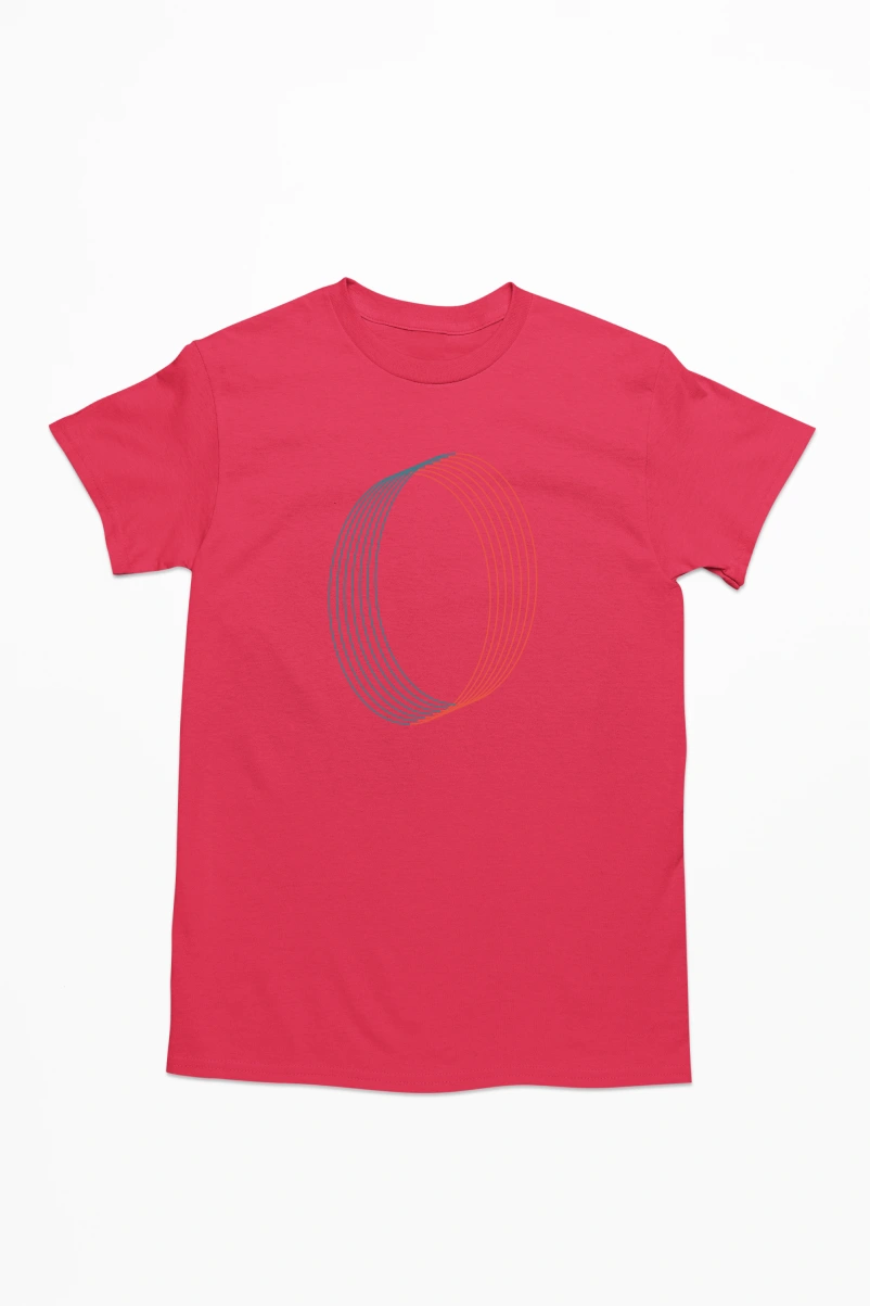 Geometry Ver.17 Men's Tshirt (Red, S)