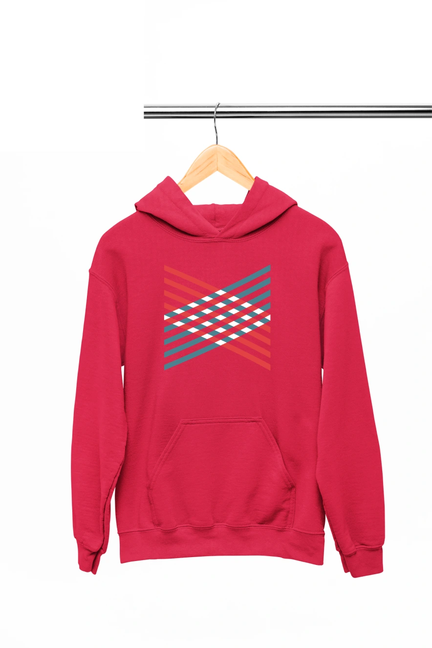 Geometry Ver.2 Hoodie (Red, S)