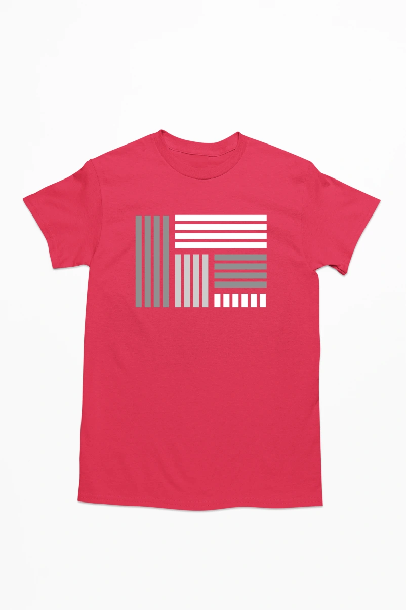 Geometry Ver.21 Men's Tshirt (Red, S)