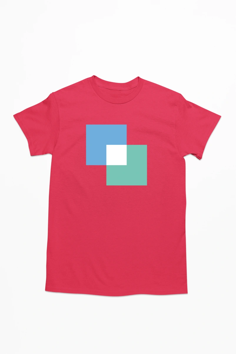 Geometry Ver.26 Men's Tshirt (Red, S)