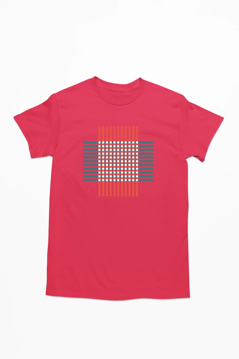 Geometry Ver.3 Men's Tshirt (Red, S)