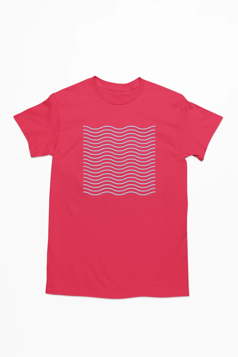 Geometry Ver.8 Men's Tshirt (Red, S)
