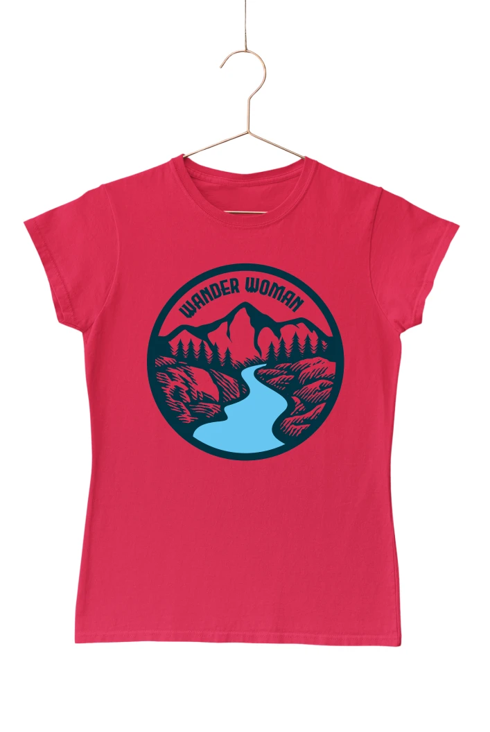 Wander Woman Women's Tshirt (Red, S)