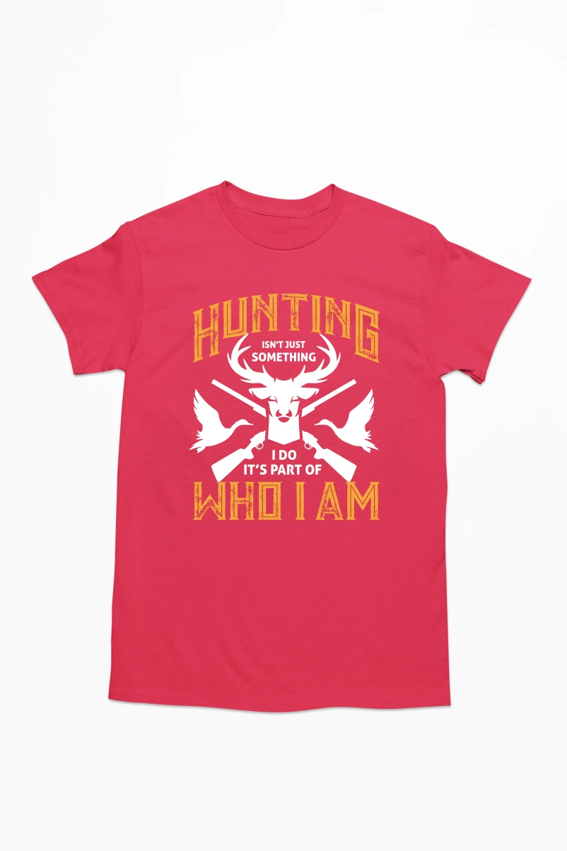 Hunting Isn't Just Something Men's Tshirt (Red, S)